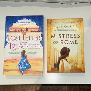 The Lost Letter From Morocco and Mistress of Rome Books